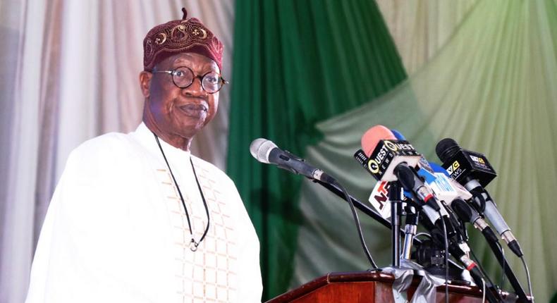 Minister of Information, Culture and Tourism, Alhaji Lai Mohammed (Premiumtimes)