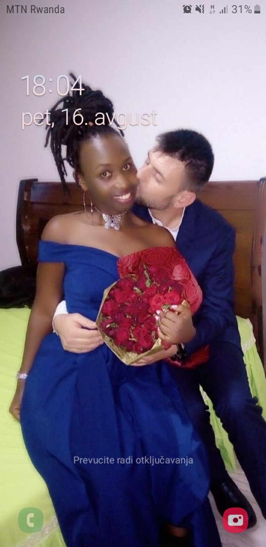 Efrozina i Bojan su se najpre venčali u Ruandi