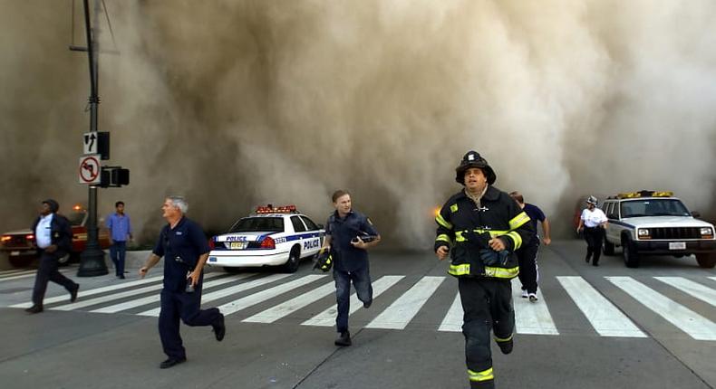 September 11 attack photo used as illustration. [Jose Jimenez/Primera Hora/Getty Images]