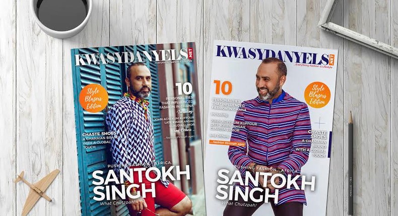 Media Grandee, Santokh Singh covers KWASYDANYELS magazine debut issue 