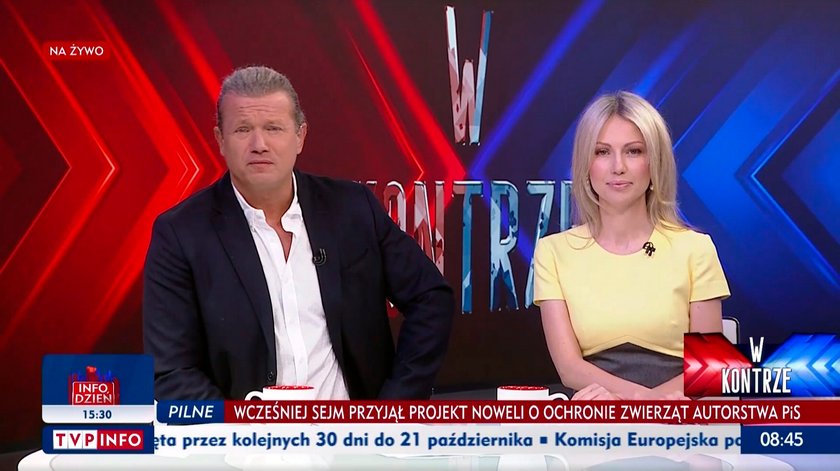 Jarosław Jakimowicz i Magdalena Ogórek tańczą do Modern Talking w TVP Info. Sieć zalały zabawne przeróbki