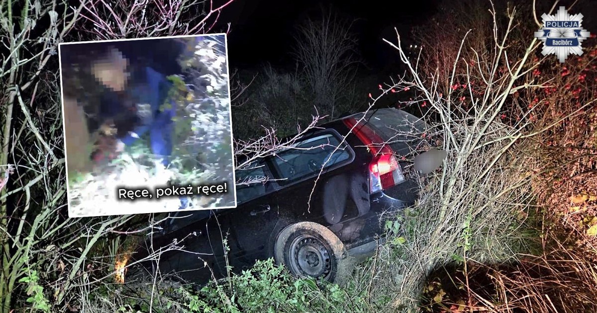 Przyspieszył na widok radiowozu. Policjanci pokazali nagranie. "Karetkę, dobra, karetkę"