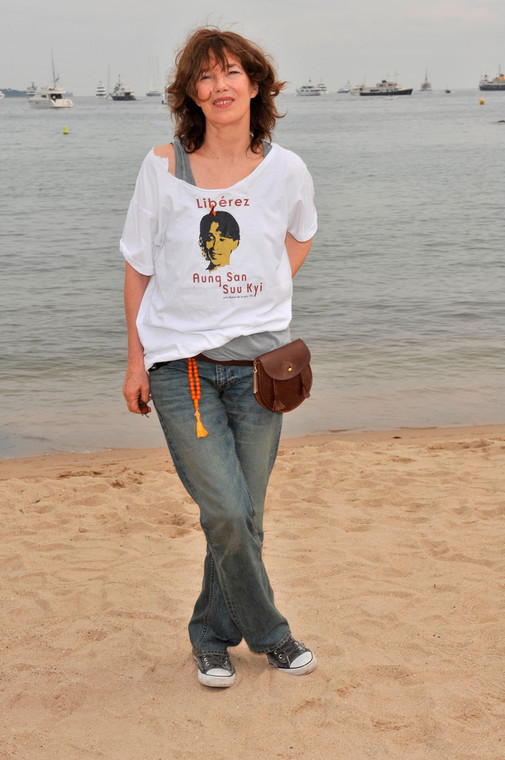 Jane Birkin w Cannes w 2008 r.