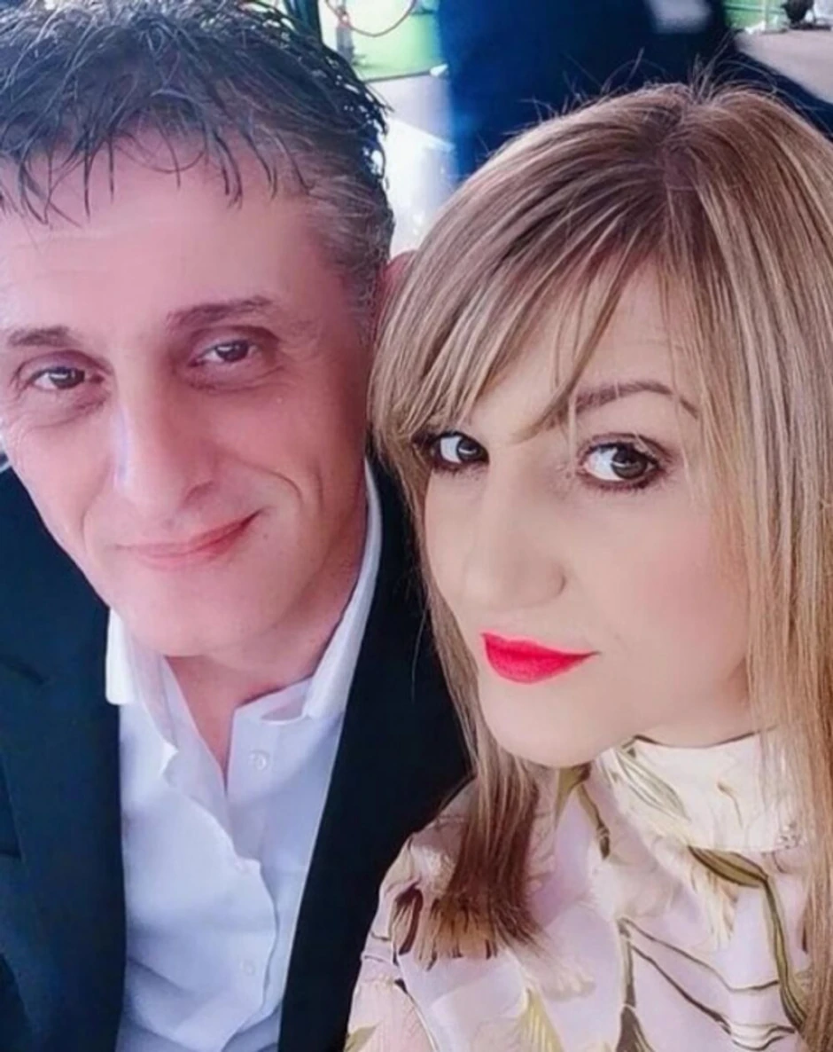 Vesna Milanović sa mužem