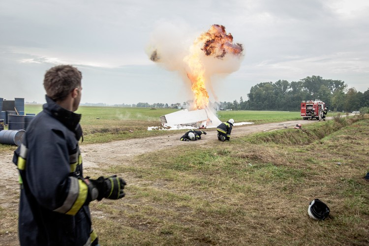 Strażacy / Fot. Grzegorz Gołębiowski/PROFILM