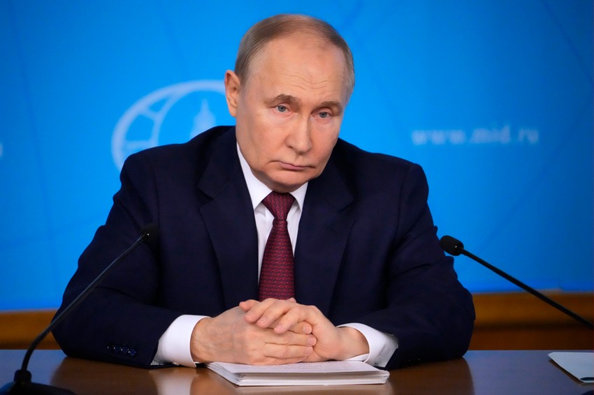 Vladimir Putin na sastanku sa rukovodstvom Ministarstva spoljnih poslova