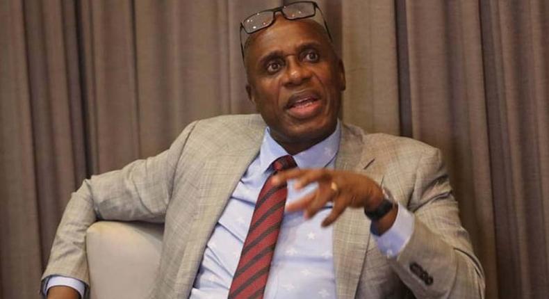 Former Minister of Transportation, Rotimi Amaechi. [Twitter/@ChibuikeAmaechi]