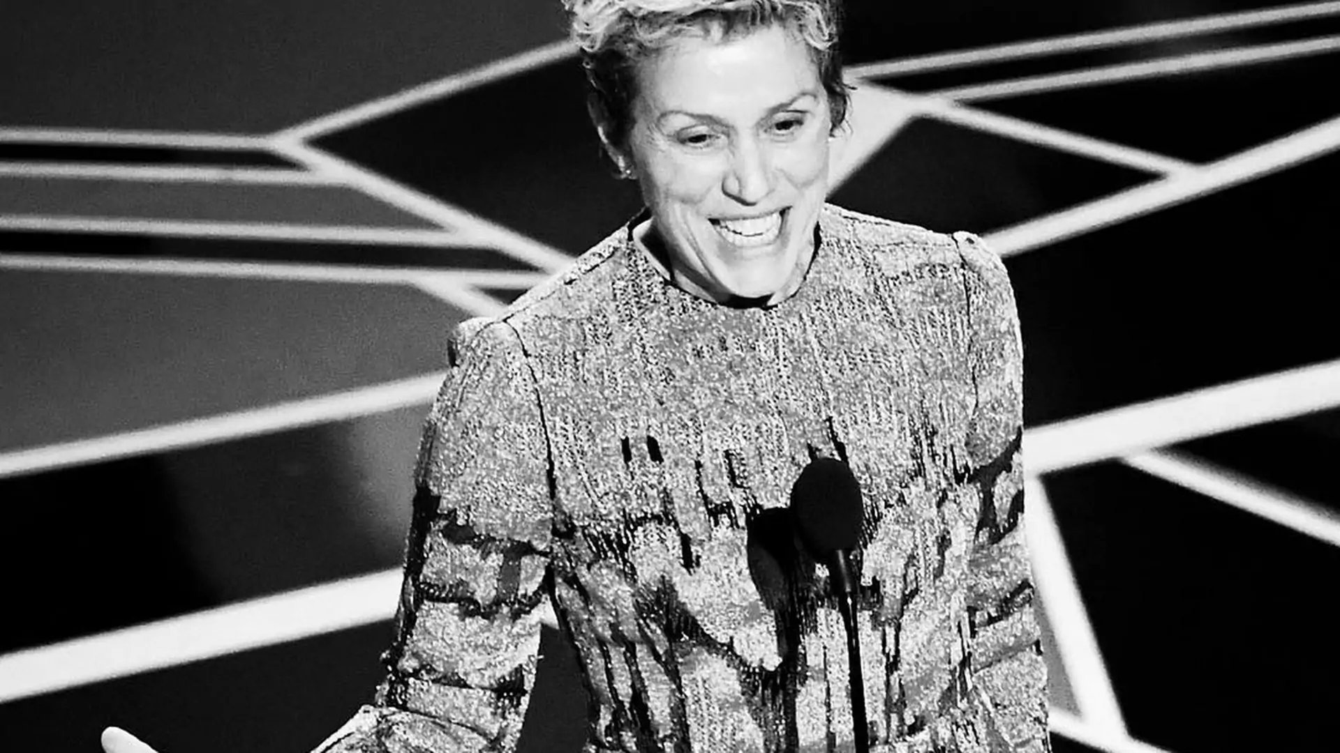 Frances McDormand na Oscarach mówi w imieniu kobiet, a jej przemowa porusza