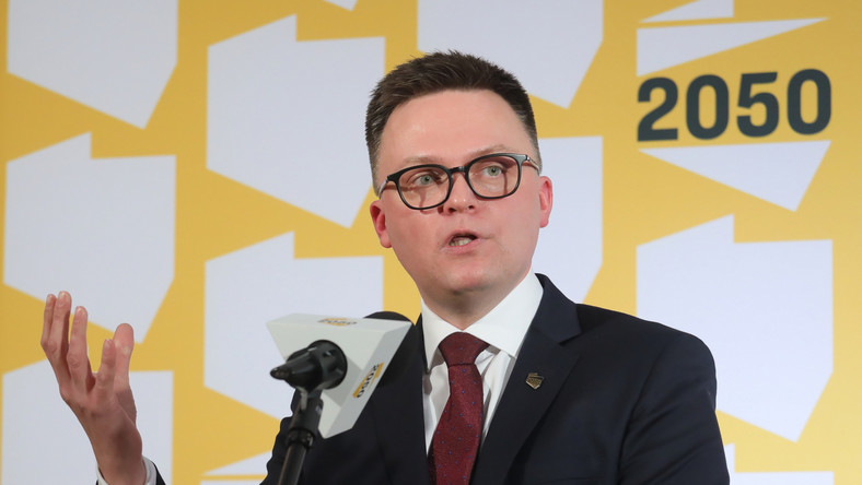 Lider Ruchu Polska 2050 Szymon Hołownia