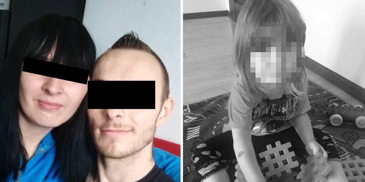 Matka Lucyna B. (30 l.) i jej partner Łukasz B. (25 l.) są w areszcie i będą sądzeni za zabójstwo małej Hani.