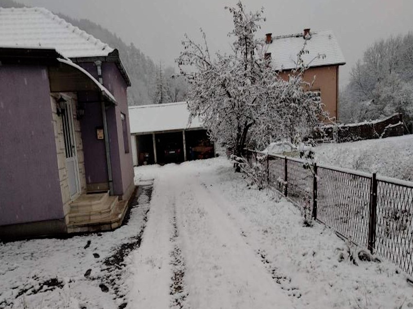 Prvi sneg na jugozapadu Srbije