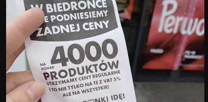 Biedronka obiecała, że nie podwyższy cen po zmianach VAT. No to sprawdziliśmy...