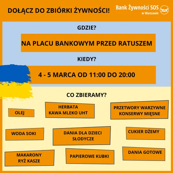 Zbiórka na Placu Bankowym w Warszawie