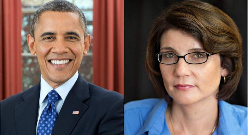 Barack Obama and Sheila Miyoshi Jager