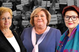 Danuta Wałęsa, Anna Komorowska i Jolanta Kwaśniewska