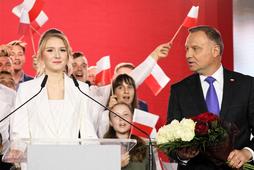 Prezydent Andrzej Duda z córką Kingą Dudą.
