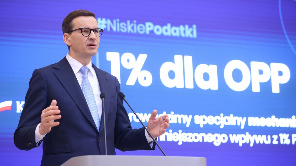 Mateusz Morawiecki prezentuje program Niskie Podatki