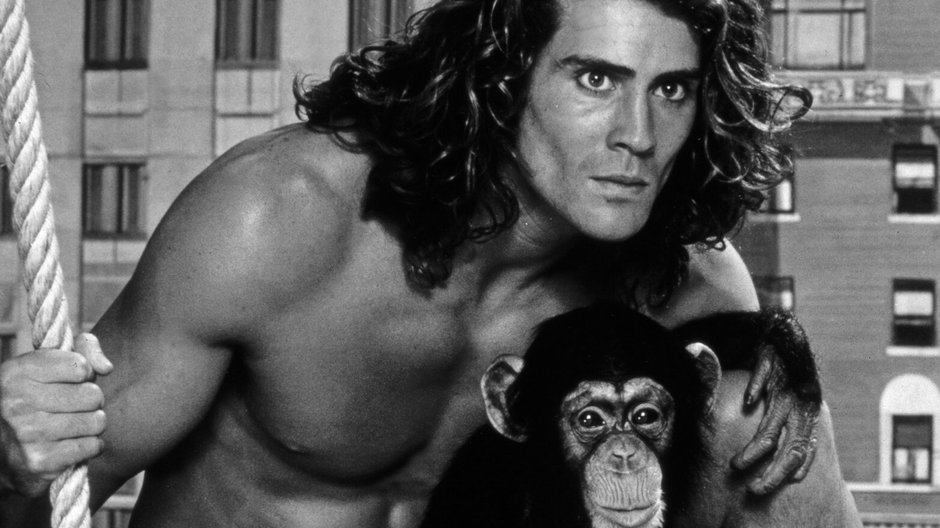 Joe Lara jako Tarzan w 1989 r.