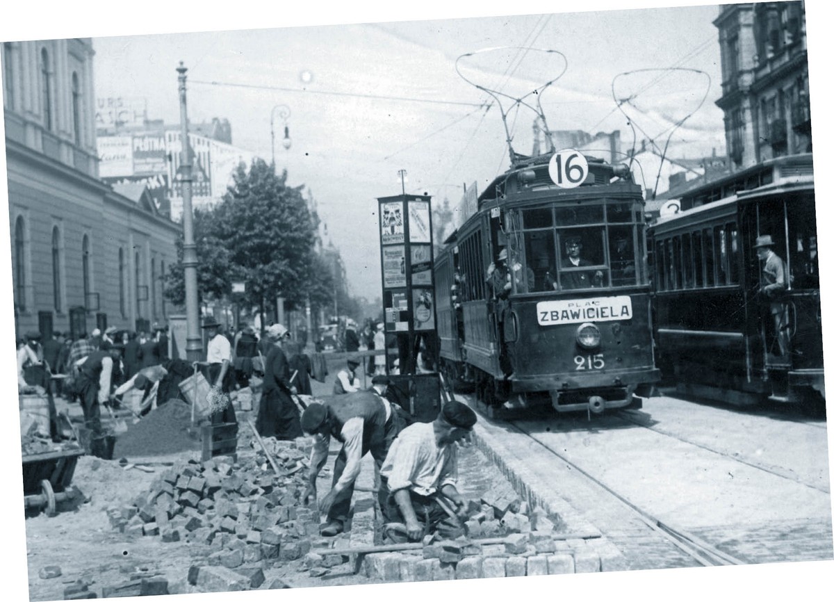 Przebudowa ul. Marszałkowskiej, 1927 r.