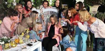 Bajkowy baby shower Basi Kurdej-Szatan. Kto przyszedł?