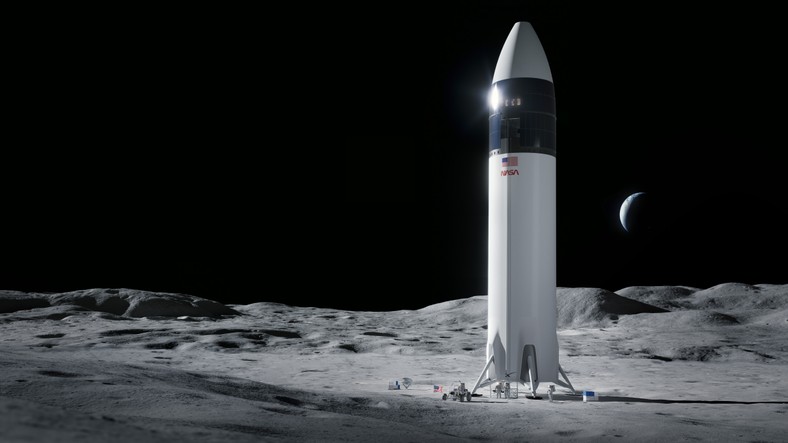 Lądownik ma być oparty na nowej rakiecie firmy Space X.