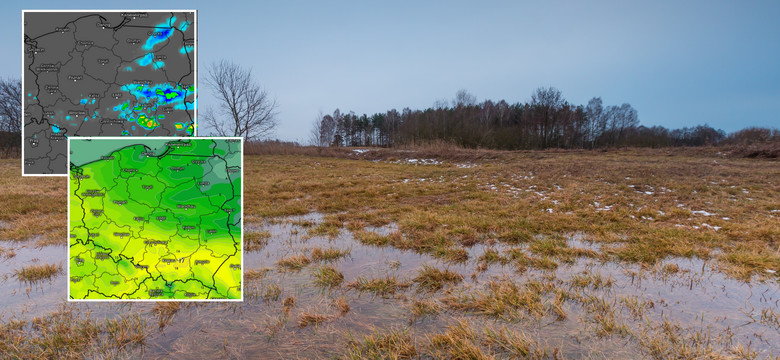 Cyklon Dorte podzieli dziś Polskę. Od śniegu i zimna po burze i aż 17 st. C [PROGNOZA]