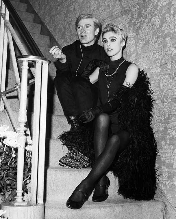 Andy Warhol i Edie Sedgwick. Zdjęcie niedatowane