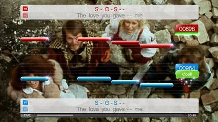 Screen z gry "SingStar ABBA"