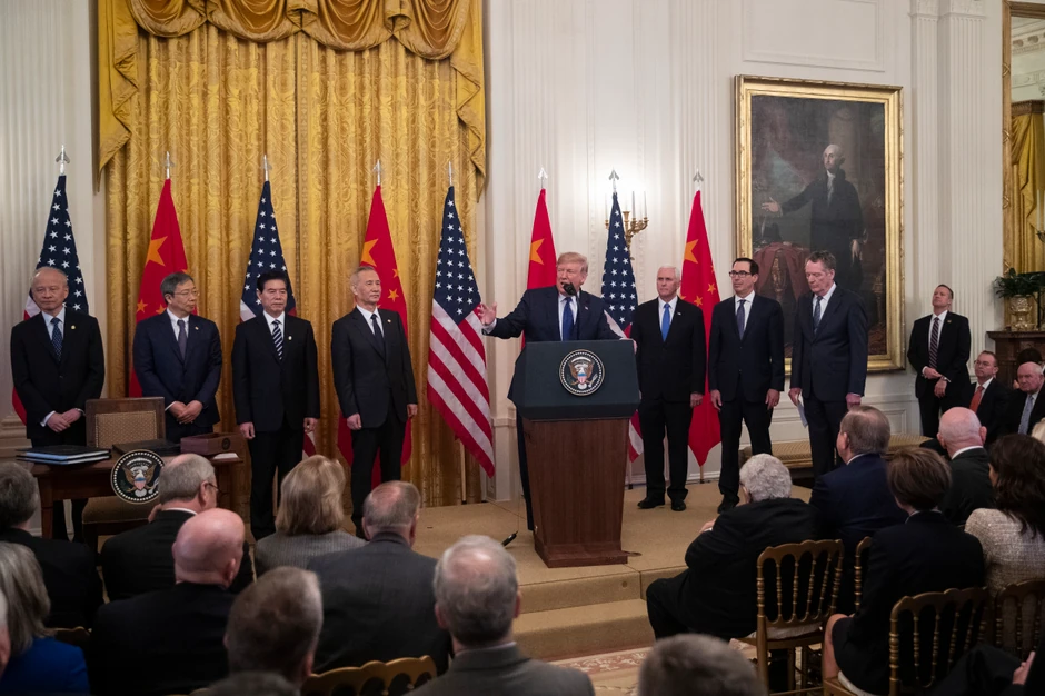 Donald Tramp nakon potpisivanja sporazuma