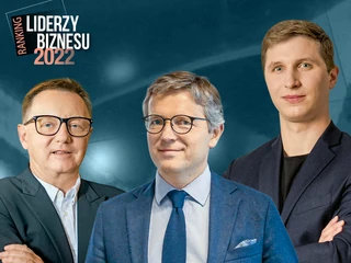 Ranking Liderzy Biznesu 2022. Od lewej: 1. Jakub Swadźba - Diagnostyka: 72 punkty, 9. Jacek Szwajcowski - Pelion: 39 punktów, 4. Rafał Modrzewski - Iceye: 51 punktów