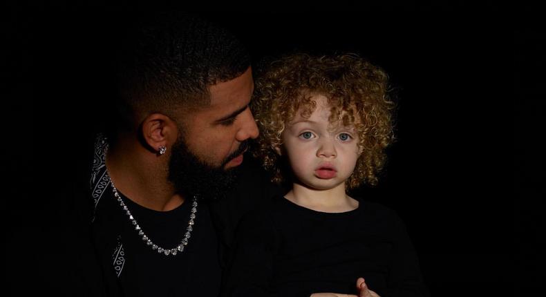 Drake and his son
