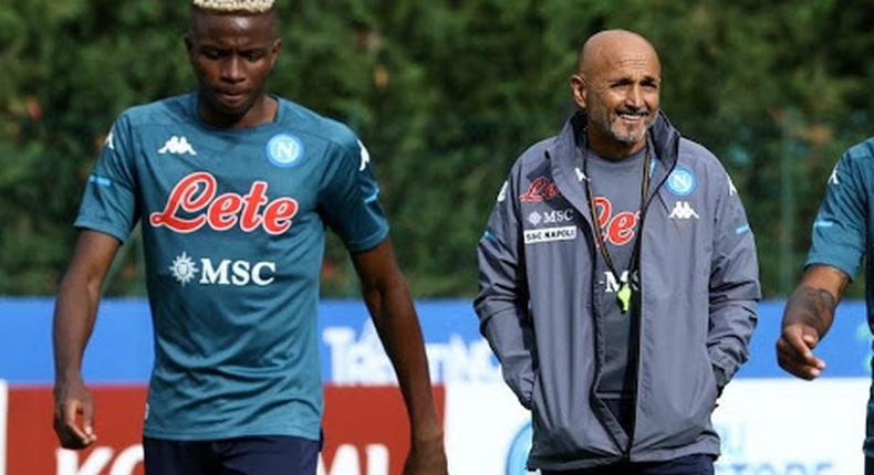 Victor Osimhen says he is on good terms with Napoli coach Luciano Spalletti