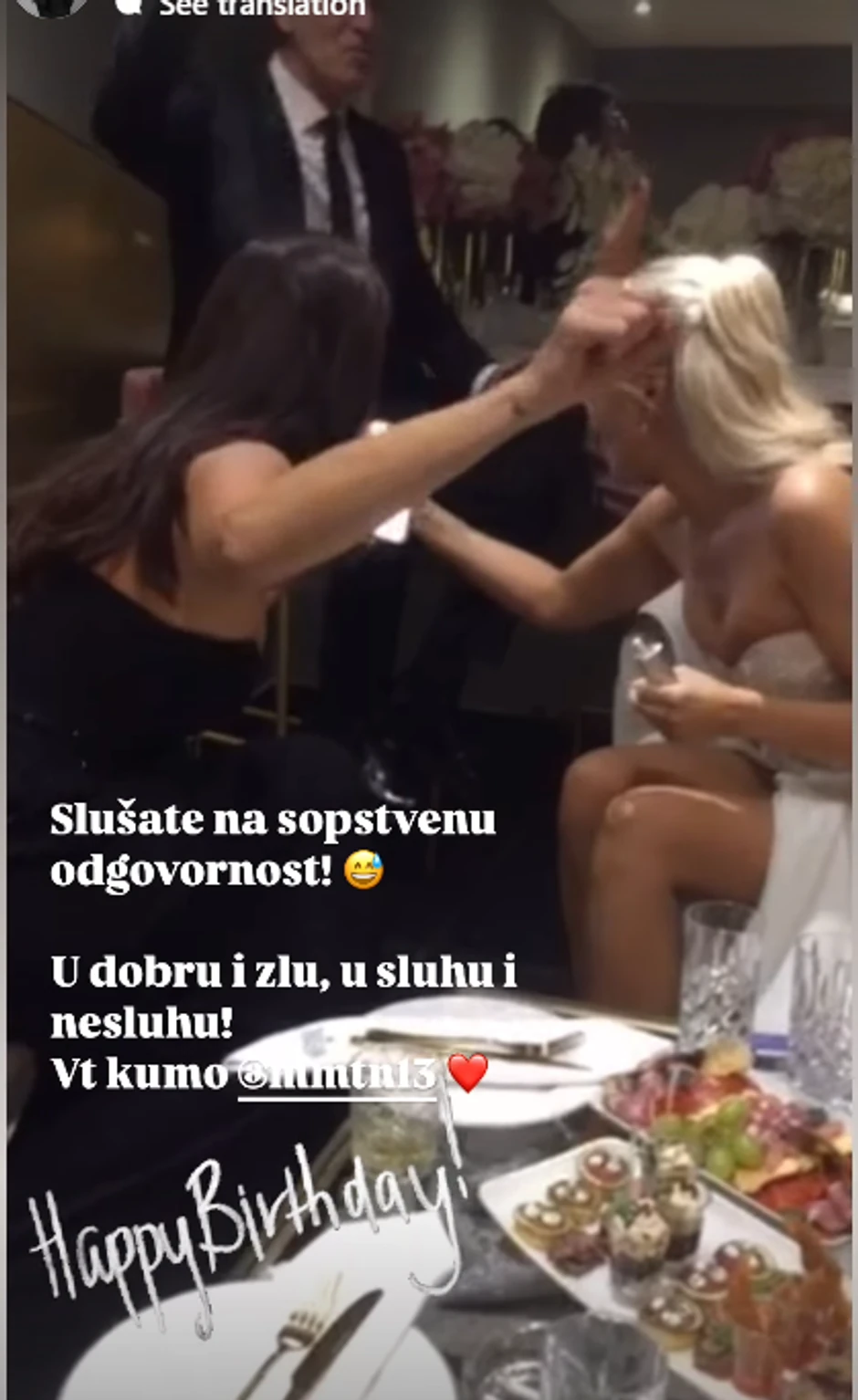 Snimak sa venčanja Slavka Belesine