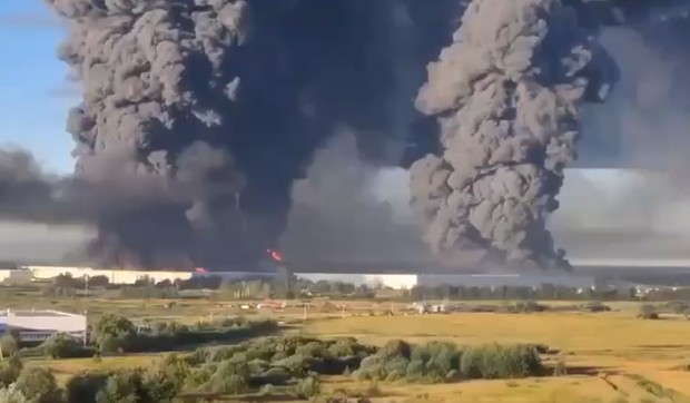 Masovni ukrajinski napad na Rusiju 