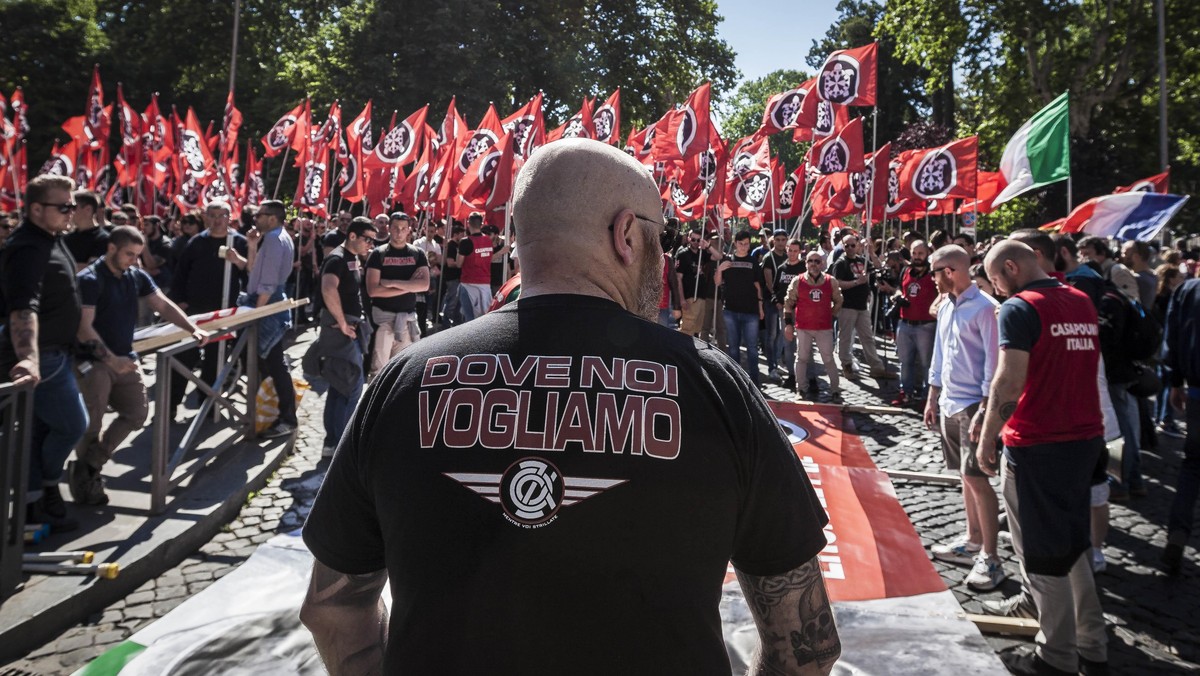 nacjonaliści faszyści skrajna prawica demonstracja marsz