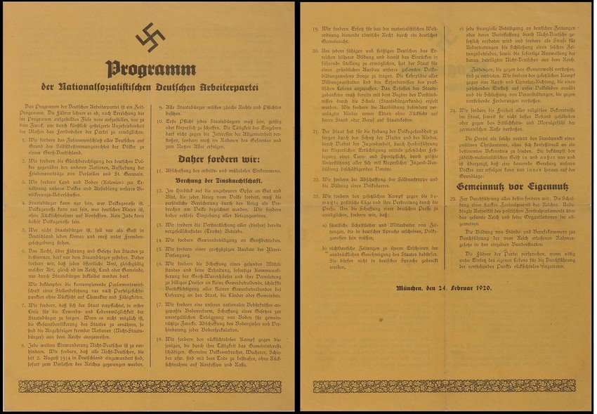 Hitlerov program iz 1920. godine