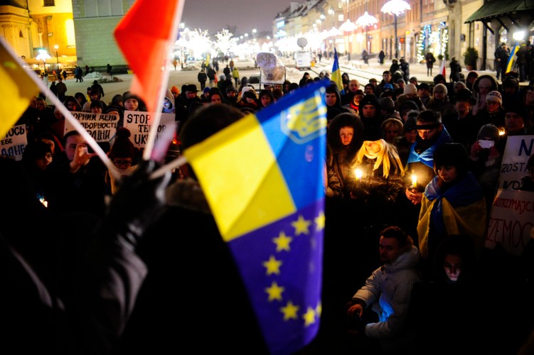 Manifestacja Solidarni z Ukrainą
