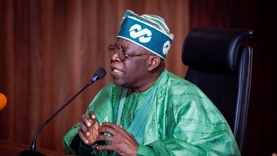 President Bola Tinubu. [Twitter:@officialABAT]