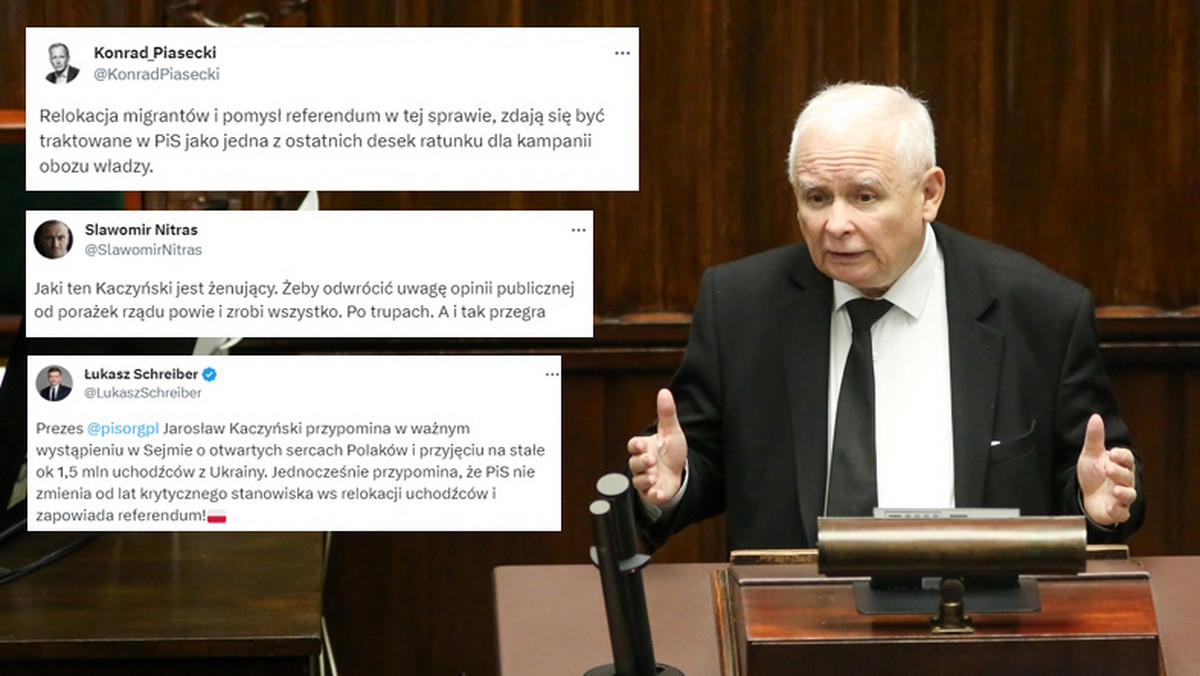 Kaczyński chce referendum w sprawie migrantów. W sieci wrze: skończyły się pomysły