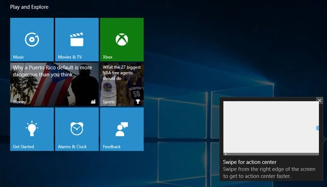Windows 10 build 10162 zawiera m.in. okienka pop-up z poradami dla użytkowników