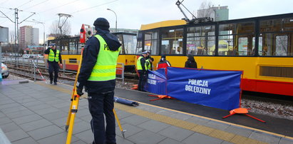 Śmiertelne potrącenie na torach. Nie kursowały tramwaje na Bemowie