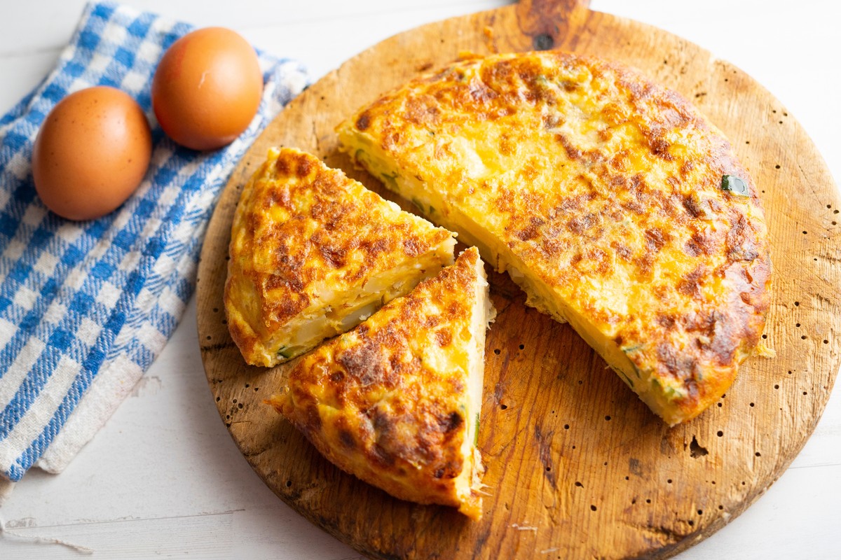 hiszpański omlet z ziemniakami