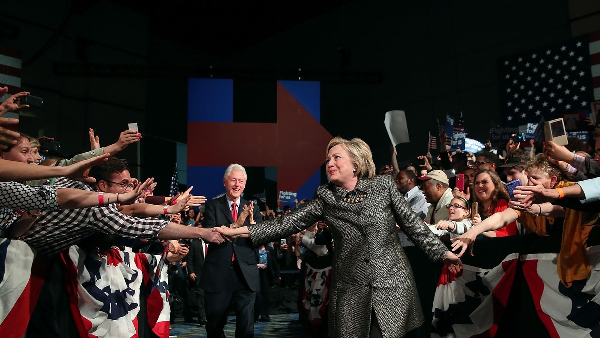 Hillary Clinton Holds Pennsylvania Primary Night Event In Philadelphia