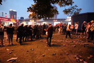 Euro 2012: Tusk z Putinem o incydentach przed meczem Polska-Rosja