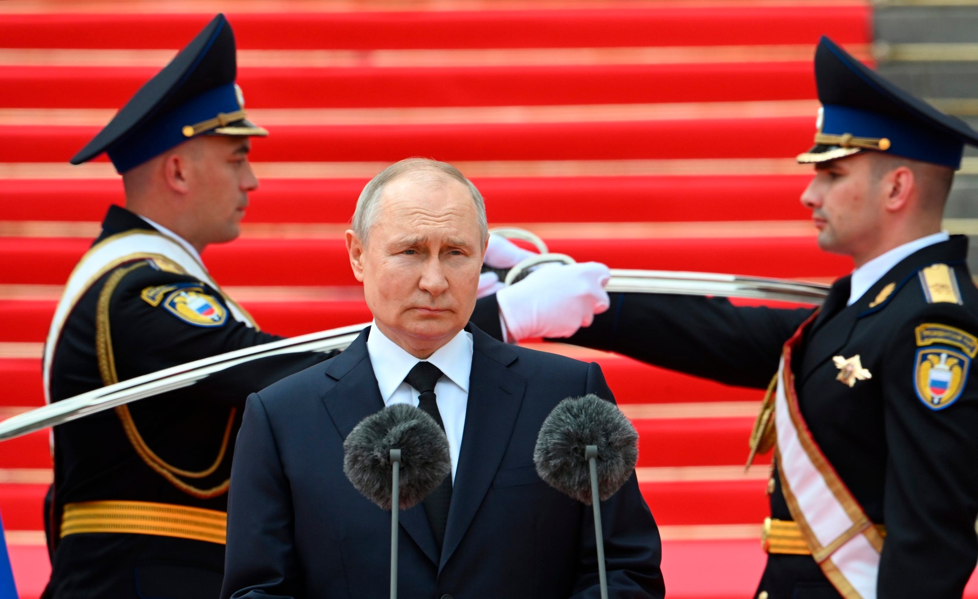 Putin pochválil bezpečnostné zložky a armádu za odvrátenie občianskej vojny.
