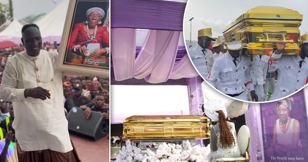 Pochował ją w trumnie o wartości dobrego samochodu. Przepych to mało powiedziane [ZDJĘCIA]