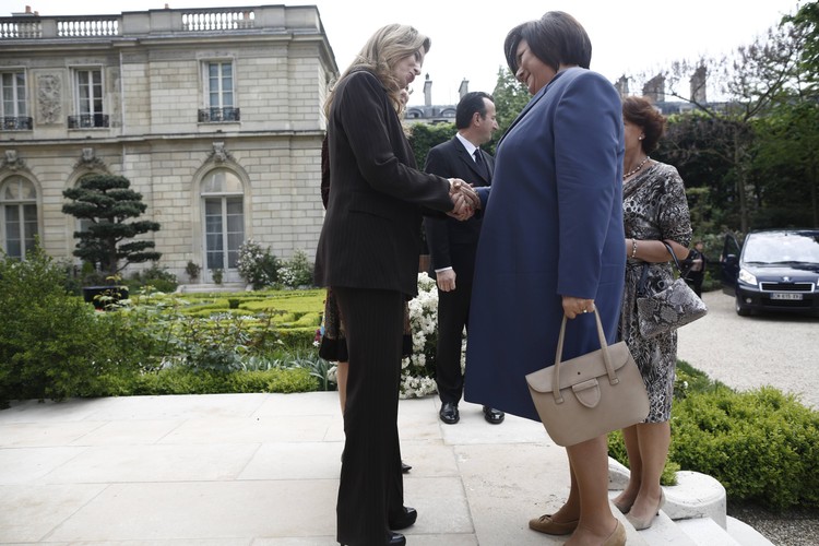 Valerie Trierweiler i Anna Komorowska