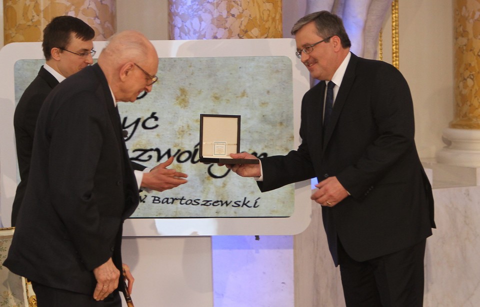 WARSZAWA ZAMEK KRÓLEWSKI W. BARTOSZEWSKI JUBILEUSZ 90 URODZINY