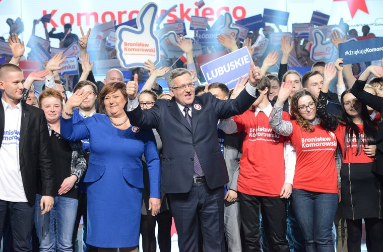 Konwencja wyborcza Bronisława Komorowskiego w Warszawie