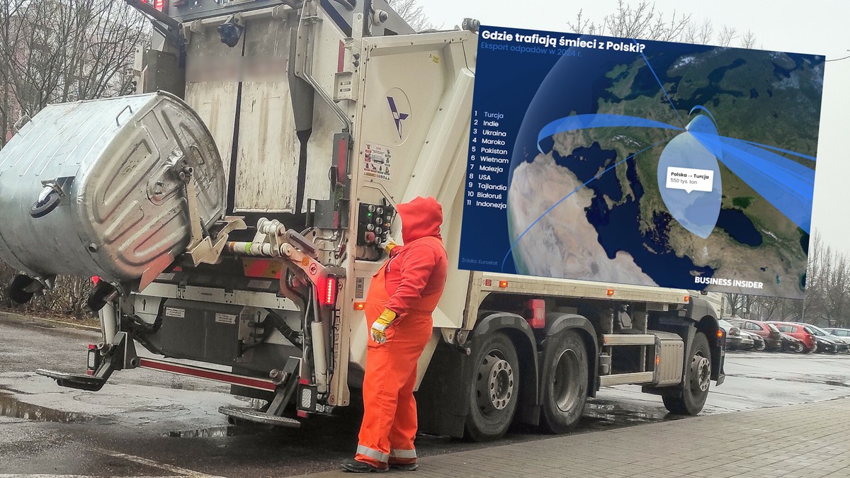 Polska wysyła w świat rekordowe ilości śmieci. Tam trafiają [MAPA]